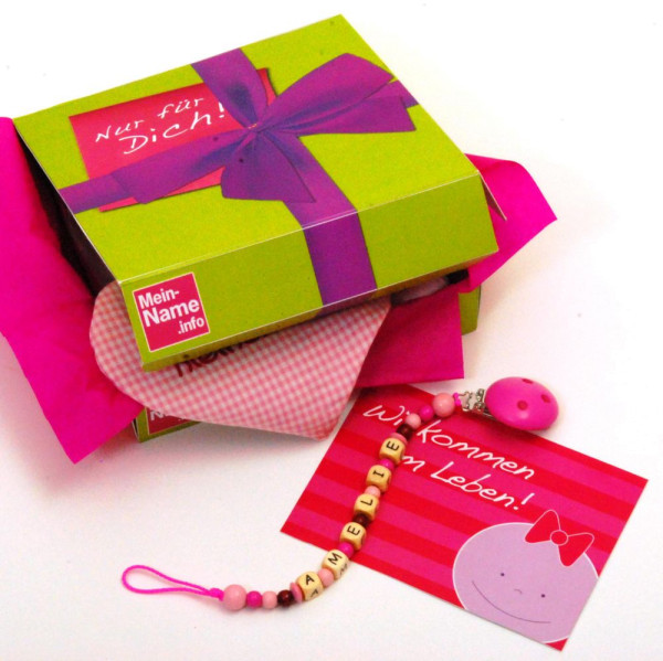 Geschenkebox inklusive Karte