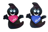 Geist 19cm schwarz mit Namen am Halstuch Geist 19cm schwarz mit Namen am Halstuch