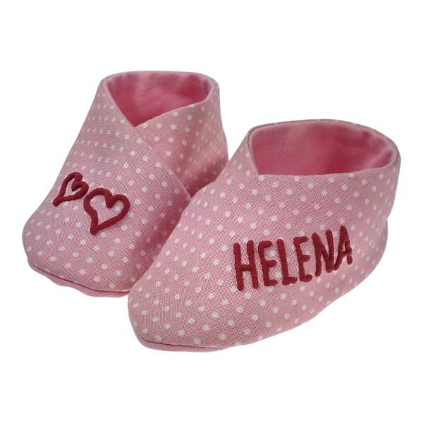 Babyschuhe rosa mit namen