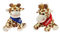 Giraffe 18,5cm mit Namen am Halstuch Giraffe 18,5cm mit Namen am Halstuch