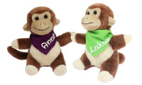 Affe 14,5cm mit Namen am Halstuch Affe 14,5cm mit Namen am Halstuch