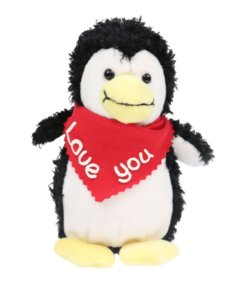 Pinguin 15cm mit Namen am Halstuch